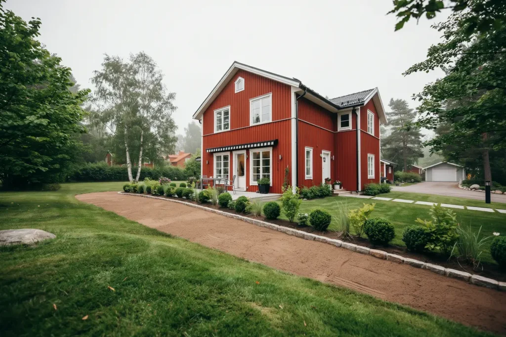 dr nering och terfyllnad kring villa i n sbypark t by