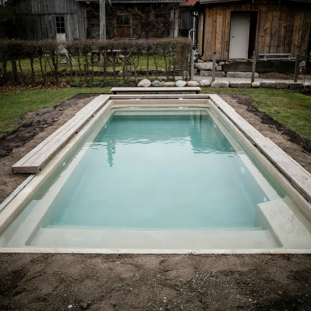 bygga pool taby stockholm